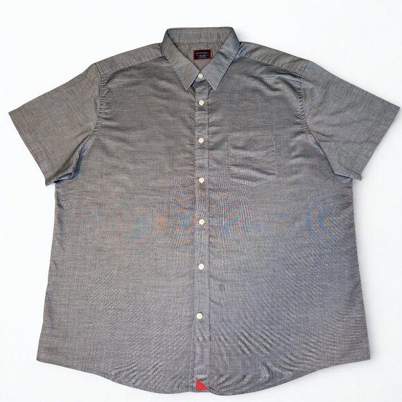 UNTUCKit Button Up Shirt Mens XXL Blue Short Sleeve 2XL - Picture 1 of 10